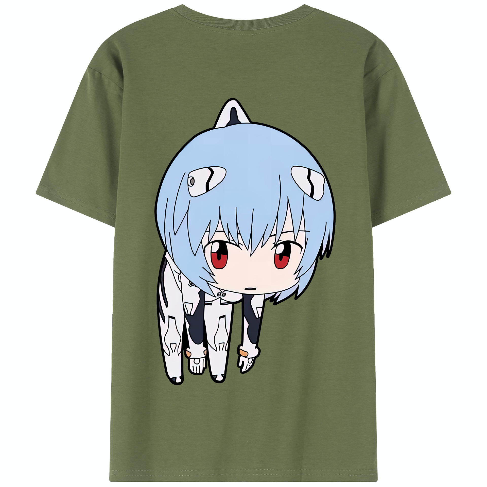 （画像用） EVA 新世紀エヴァンゲリオン 綿100％半袖Tシャツ（背面プリント）
